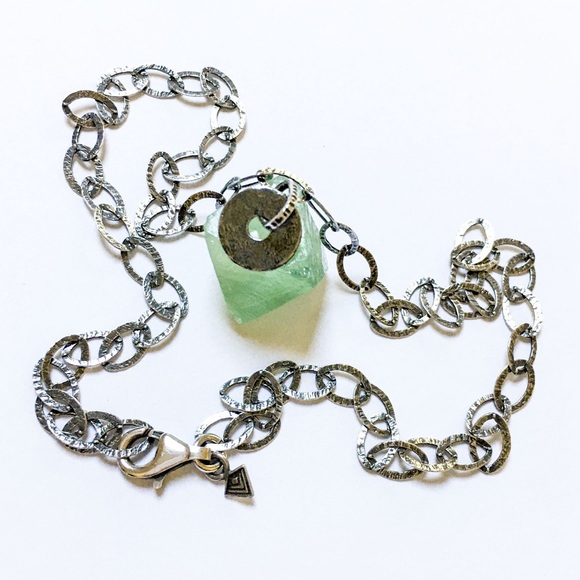 Silpada Jewelry Silpada Chain Link Disc Pendant Necklace N665